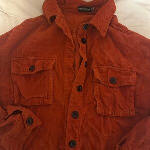 PrettyLittleThing Women’s Burnt Orange Corduroy Jacket